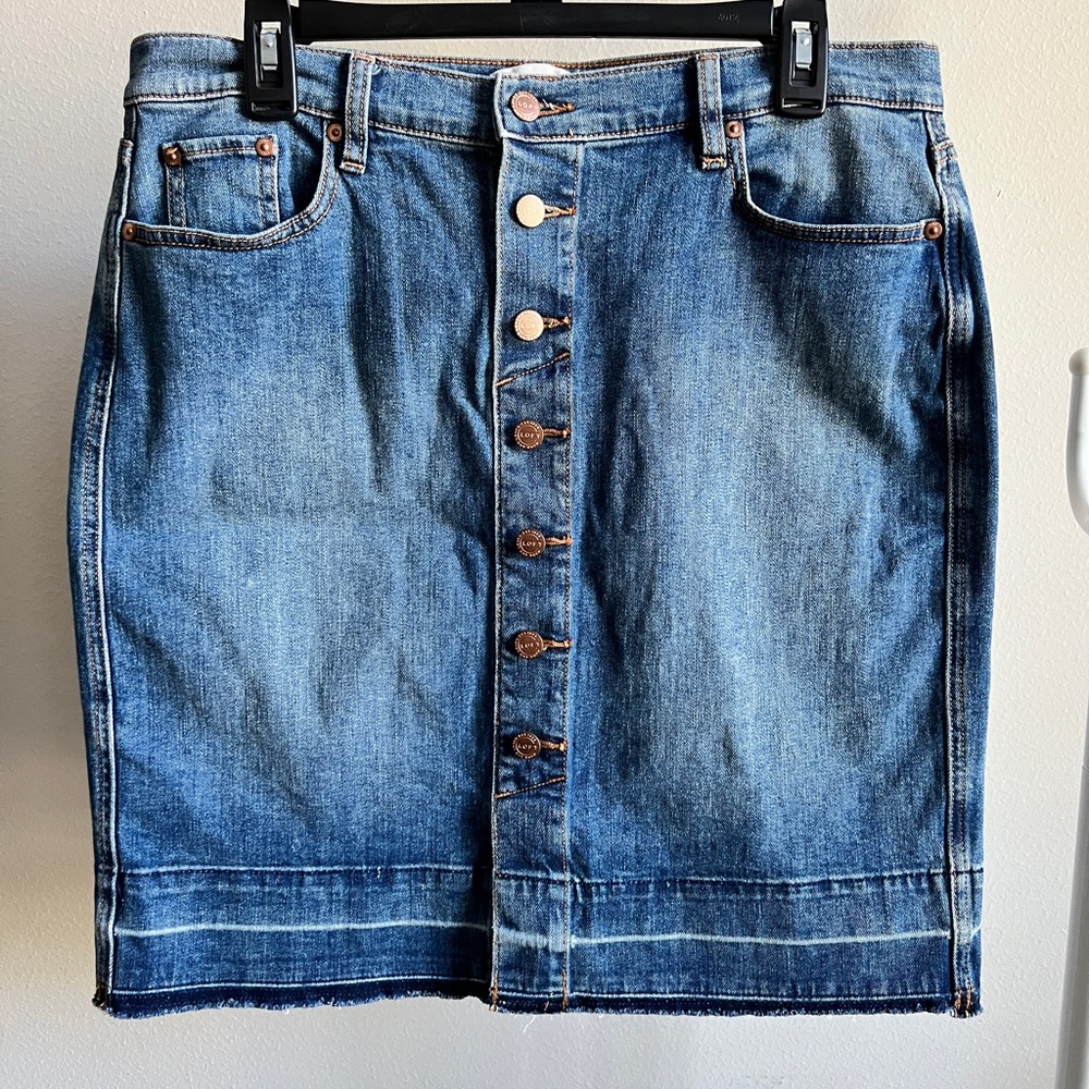 Denim skirt size 10